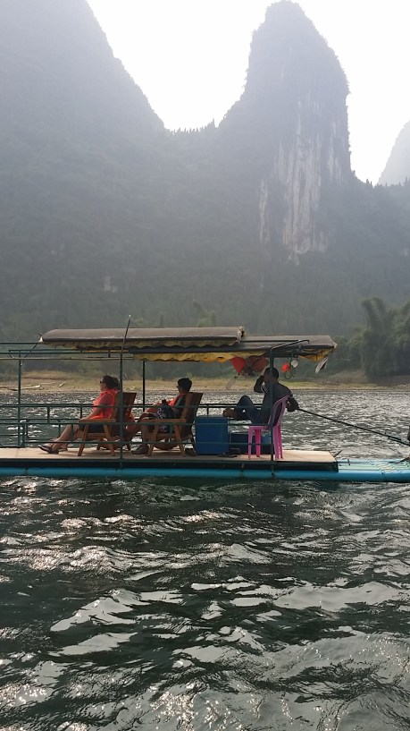 Li River, boat With Alison Chang, Jasmin Michel and Kristina Schagan